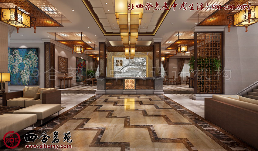 在燈光渲染下餐廳環(huán)境精致高雅 精品中式家裝餐廳設(shè)計(jì)借鑒