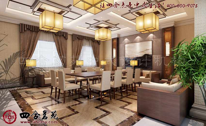 以光線渲染空間清雋印象 精品中式家裝餐廳設(shè)計(jì)借鑒