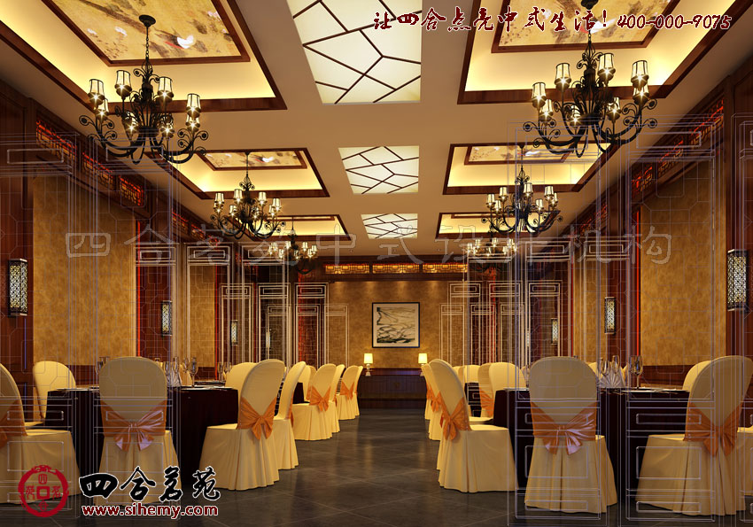 突出中式元素展現(xiàn)民族特色 中式酒店設(shè)計(jì)效果圖引鑒欣賞